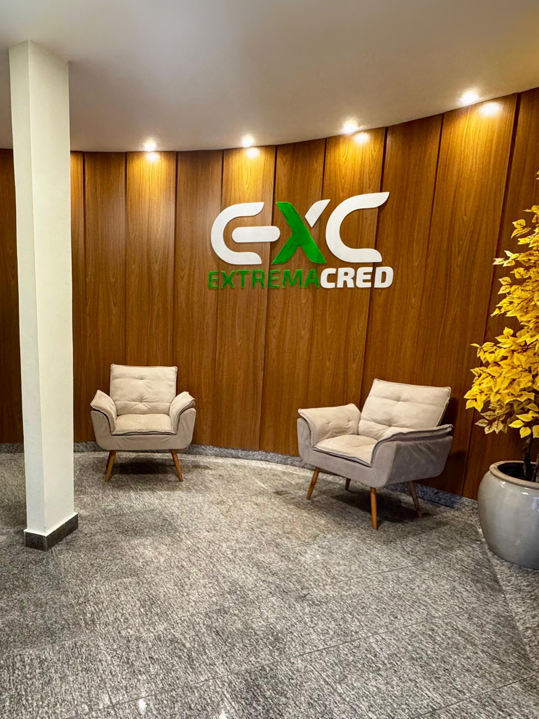 Interior da loja Extremacred