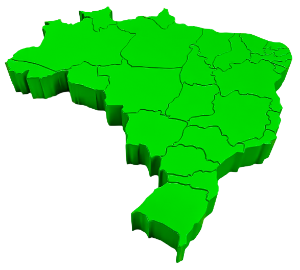 Mapa do Brasil Extremacred